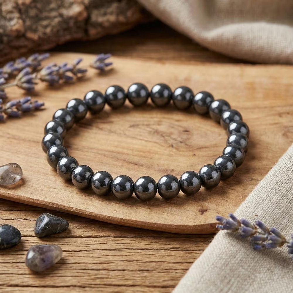 🆕New Hematite 8mm Healing Gemstone Bracelet